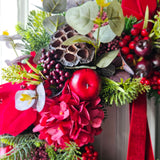 The Crimson Christmas Wreath