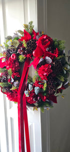 The Crimson Christmas Wreath