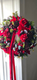 The Crimson Christmas Wreath