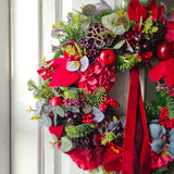 The Crimson Christmas Wreath