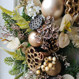 The Gilded Winter Wreath
