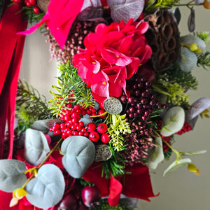 The Crimson Christmas Wreath