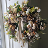 The Gilded Winter Wreath
