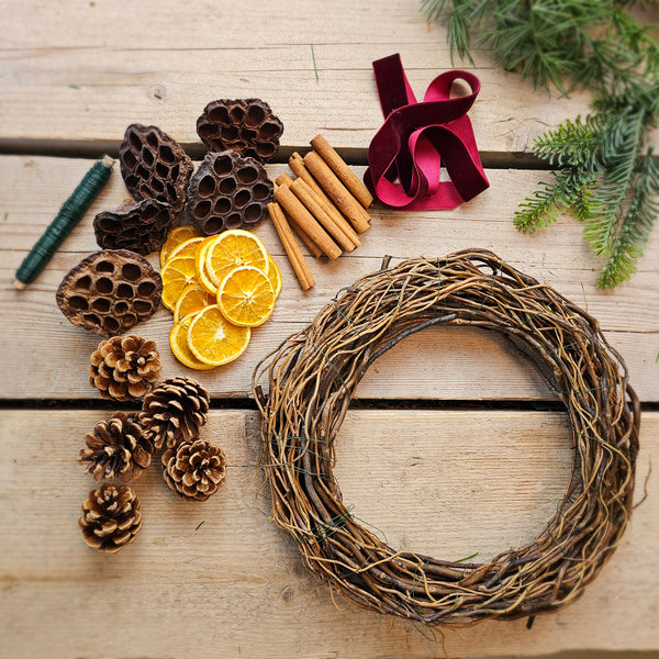 Foragers Christmas Wreath Kit
